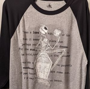 Disney store jack skellington shirt